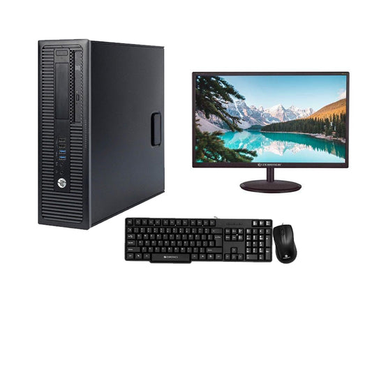 HP Branded Desktop I5 4th gen | 8 GB RAM | 256 GB SSD | Wifi | 19 inch Led Moniter | Keyboard and Mouse (1 year warranty)